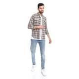 Plaid Pattern Regular Fit Shirt (327) - Pavone