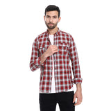 Plaid Pattern Regular Fit Shirt (327) - Pavone