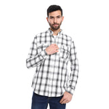 Plaid Pattern Two Front Pockets Shirt (330) - Pavone