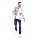 Plaid Pattern Two Front Pockets Shirt (330) - Pavone