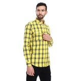 Plaid Pattern Two Front Pockets Shirt (330) - Pavone