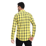 Plaid Pattern Two Front Pockets Shirt (330) - Pavone