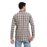 Plaid Pattern Long Sleeves Shirt (331) - Pavone