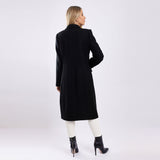 Solid Elegant Coat With Front Buttons - Kady