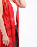 Horizontal Stripe Cheer Cardigan - Kady