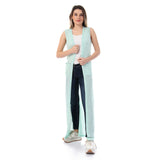 Sleeveless Long Cardigan With Pockets - Kady