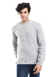 Knitted Pullover With Ribbed Hem (1647) - White Rabbit