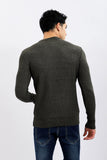 Knitted Pullover Round Neck (1304) - White Rabbit