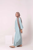 Linen Long Sleeves Dress (3775) - Just4Women