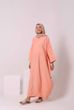 Linen Long Sleeves Dress (3775) - Just4Women
