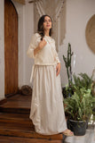 Linen Blend Skirt (3819) - Just4Women