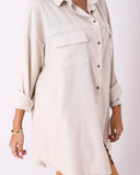 Winter Linen Shirt (3859) - Just4Women