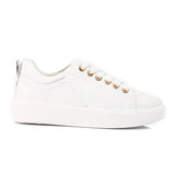 Plain Leather Classic Sneakers - Mr Joe