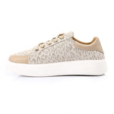 Tiger Print Lace Up Platform Sneakers (3946) - Mr Joe