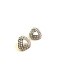 Triangle Pearls Earrings - Trio Earrings