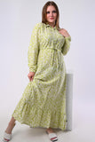 Lemon Arabic Dress - U-Modest