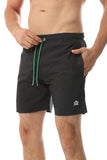 Side Pockets Plain Swim Shorts - White Rabbit