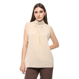 Sleeveless Chiffon Blouse (2891) - Mr Joe