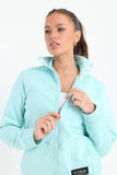 Baby Blue Chill Oversized Stand Up Collar Set - Fit Freak