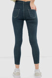 Women High Waist Jeans (4030) - Kava