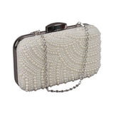 Faux Pearl Studded Soiree Clutch (4116) - Mr Joe