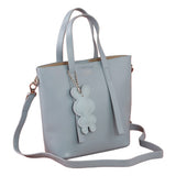 Elegant Leather Tote Bag With Long Handles - Mr Joe