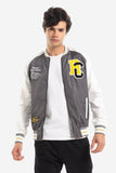 Casual Bomber Jacket With Neck (1416) - White Rabbit