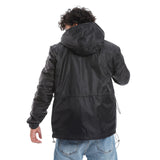 Letter Pattern Waterproof Jacket - Pavone