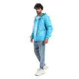 Letter Pattern Waterproof Jacket - Pavone