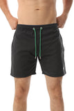 Side Pockets Plain Swim Shorts - White Rabbit