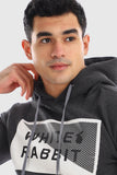 Tri-Tone Hoodie With Zipper Pocket (132) - White Rabbit