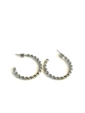 Braided Silver Earrings - Trio Earrings