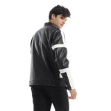 Cool Design Leather Jacket - Pavone