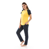 Polka Dot Print Stylish Pajamas Set  - Kady