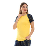 Polka Dot Print Stylish Pajamas Set  - Kady