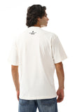 Men Comfy Round Neck T-Shirt  - White Rabbit