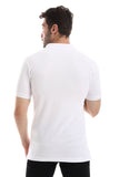 Side Printed "Wr" Classic Polo Shirt - White Rabbit