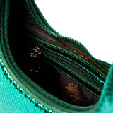 Reptile Zipper Round Handbag (4954) - Mr Joe