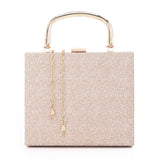 Press Button Closure Glittery Handbag (4995) - Mr Joe