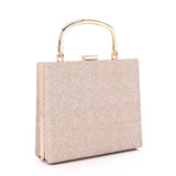 Press Button Closure Glittery Handbag (4995) - Mr Joe