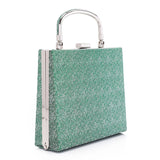 Press Button Closure Glittery Handbag (4995) - Mr Joe