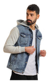 Turn Down Collar Jeans Jacket (601) - White Rabbit