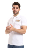 Double Buttoned Short Sleeves Pique Polo - White Rabbit