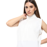 Sleeveless Chiffon Blouse (2891) - Mr Joe