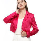 Cropped Satin Jaket (2880) - Mr Joe