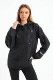 Black Waterproof Half-Zip Pullover - Fit Freak
