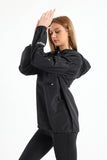Black Waterproof Half-Zip Pullover - Fit Freak