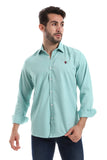 Front Textured Men Shirt (2050) - White Rabbit