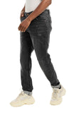 Front Wash With Splatter Jeans (1113) - White Rabbit