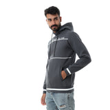 Hooded Neck With Drawstring Hoodie (104) - White Rabbit